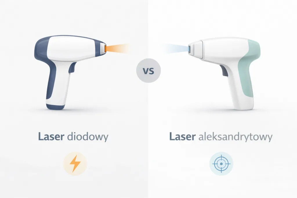 Laser diodowy vs laser aleksandrytowy — który wybrać Pełne porównanie efektywności - foto